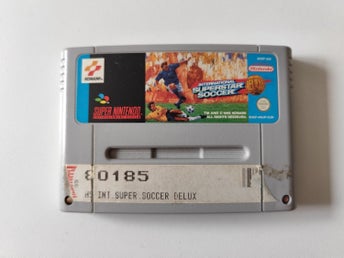 Super Nintendo SNES International Superstar Soccer Deluxe Yapon Hyrkassett RARE
