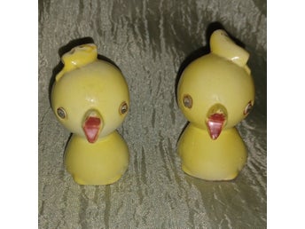 Salt & pepparkar - kycklingar påsk retro, dukning