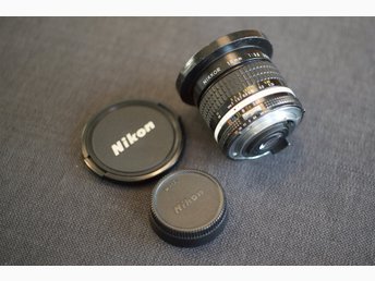 NIKON NIKKOR 18/3.5 Ai-S - VIDVINKELOBJEKTIV - FRI FRAKT!