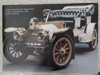 Mercedes Benz Simplex 1904 affisch