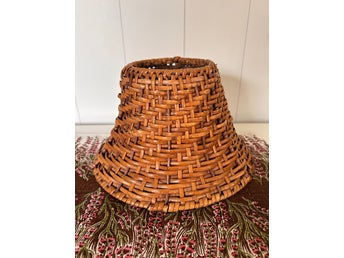 Retro lampskärm IKEA - Flätad rotting