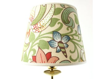 LAMPSKÄRM TYG WILLIAM MORRIS GOLDEN LILY LJUS D17