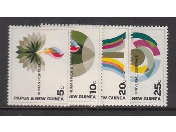 Papua Nya Guinea, Mi 135-38, Mänskliga Rättigheter, xx