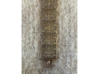 SILVERARMBAND I FILIGRANSARBETE