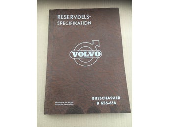 VOLVO Reservdelskatalog Buss / Busschassier B 656 - B 658 , B656-B658