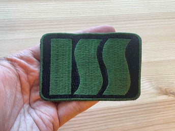 ISS brandsäkerhet Egypten tygmärke - vintage patch Rare