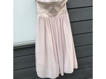Selected Femme grå rosa klänning, storlek 38