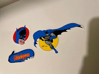 Läderlappen (Batman) Klistermärke #3 Dekaler 80-tal Semic Press Satellitförlaget