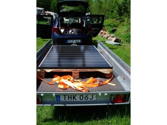 Hyundai HiE-S410VG Solpanel 410W 12V eller 24V system. Stuga husbil båt husvagn.