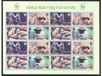Sierra Leone 2004 Apor 4x4v helark WWF