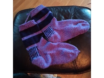 Sockor mörkblå och