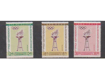 Paraguay, m1116-18 OS 1956-60-64