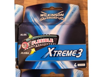 Wilkinson Sword Xtreme 3 rakblad med Aloe och Jojoba, 4-pack