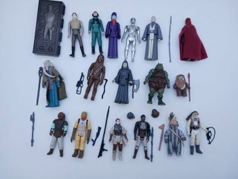 vintage Star Wars figurer