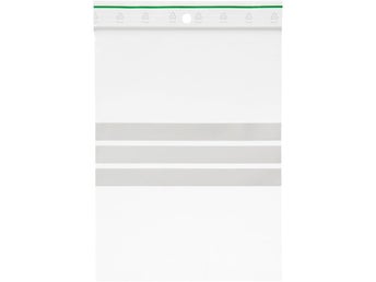 Blixtlåspåsar 40x60mm 1000st med skrivfält zip-påsar
