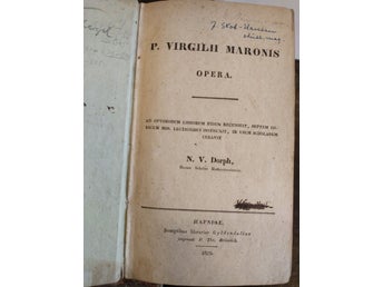 Bok: P. Virgilii Maronis Opera (1829) av N. V. Dorph
