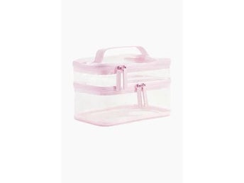Rosa och transparent necessär från H&M, sminkväska