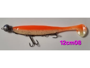 (12cm08) Riggad gädd-/gösjigg 12 cm