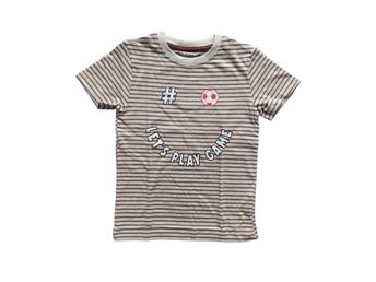 Baby Nation brun, beige t-shirt