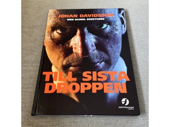 Bok: Johan Davidsson (HV71): TILL SISTA DROPPEN (2012) signerad med dedikation