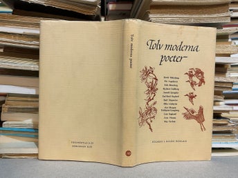 Tolv moderna poeter av Bertil Malmberg, Pär Lagerkvist. Bok. Very good plus