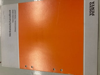 Verkstadshandbok: Tekniska data Dieselmotorer TWD610G/P av Volvo Penta, 1993