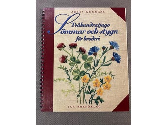 Tvåhundratjugo sömmar och stygn för broderi av Anita Gunnars, 1993