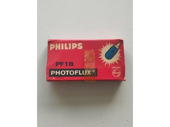 PF1B Photoflux blitzpærer – 5 stk – vintage – original æske