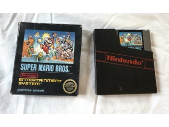 Super Mario Bros. – NES European Version – Kartong och kassett
