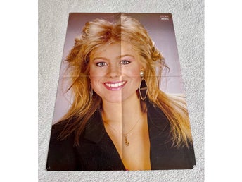 Pernilla Wahlgren DIO 1985 poster affisch plansch - Tidningen OKEJ 1980-tal