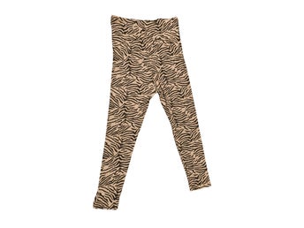 C&A Yessica Maternity Leggings Storlek S Liten Zebratryck Bio Bomull Stödlinning