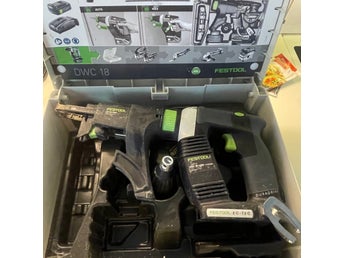 Festool DWC 18 Gipsautomat 18v går som nya maskinen.