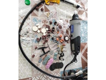 400W 6-växlad multifunktionell elektrisk Mini elektrisk slipmaskin,med tillbehör