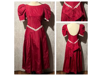 Retro vintage klänning balklänning