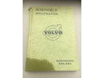 VOLVO Reservdelskatalog Buss / Busschassier B 514 B 614 / B514 B614