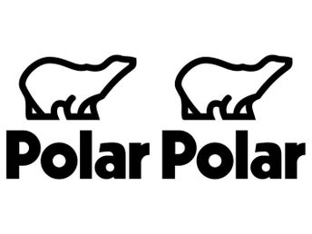 [ DEKALER] POLAR (Ver 2) Två st. 25 x 22 cm.