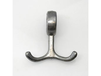 750byggnadsvård x st retro ANKARKROK rockhängare t stång rör Aluminium hatthylla