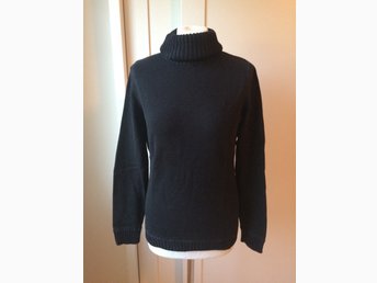 Esprit svart stickad tröja tjocktröja polotröja tjej dam stl M Esprit svart stickad tröja tjocktröja polotröja tjej dam stl M