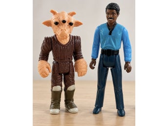 Star Wars actionfigurer - Ree-Yees och Lando Calrissian