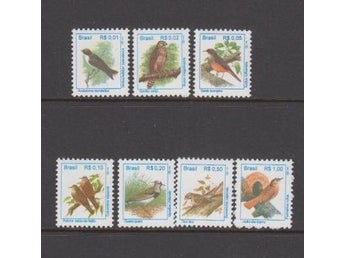 Brasilien, Mi 2598-2604, Fåglar, xx