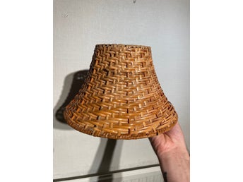 Retro lampskärm, rotting, 60/70-tal