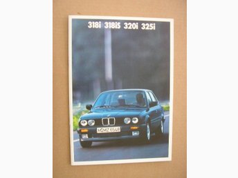 Forsaljningsbroschyr Bmw 318 I 318 Is ᐈ Mi Ak Pa Tradera