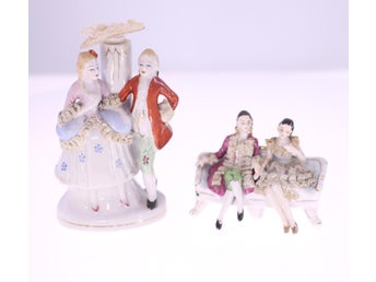 Vintage porcelain bundle-Summertime figures-2 ornaments included