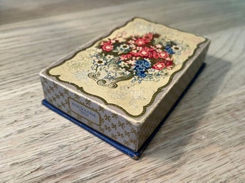 VINTAGE BIENAIME CARAVANE PARIS FRANCE TVÅL/PARFYM ASK BOX
