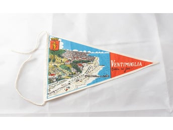 Ventimiglia - Ligurien Italien - vimpel flagga