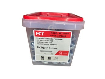 Expanderspik 8x70/110 50st förzinkad