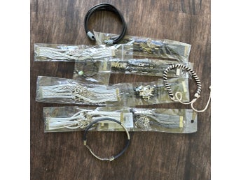 Flätade armband i läder