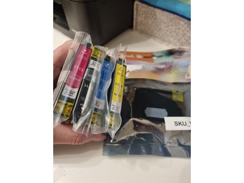 Bläcktoners epson bläckskrivare 5st