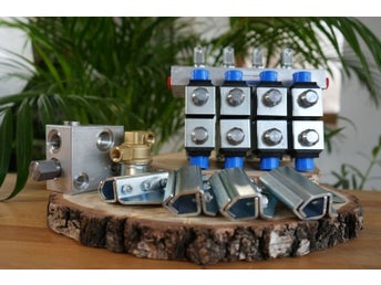 Actuator block Mod 10 for 4 function 24V