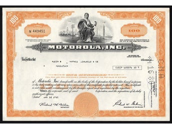 1980 Motorola, Inc. - Telecommunications Company